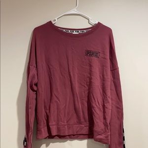 Long sleeve light crew neck PINK